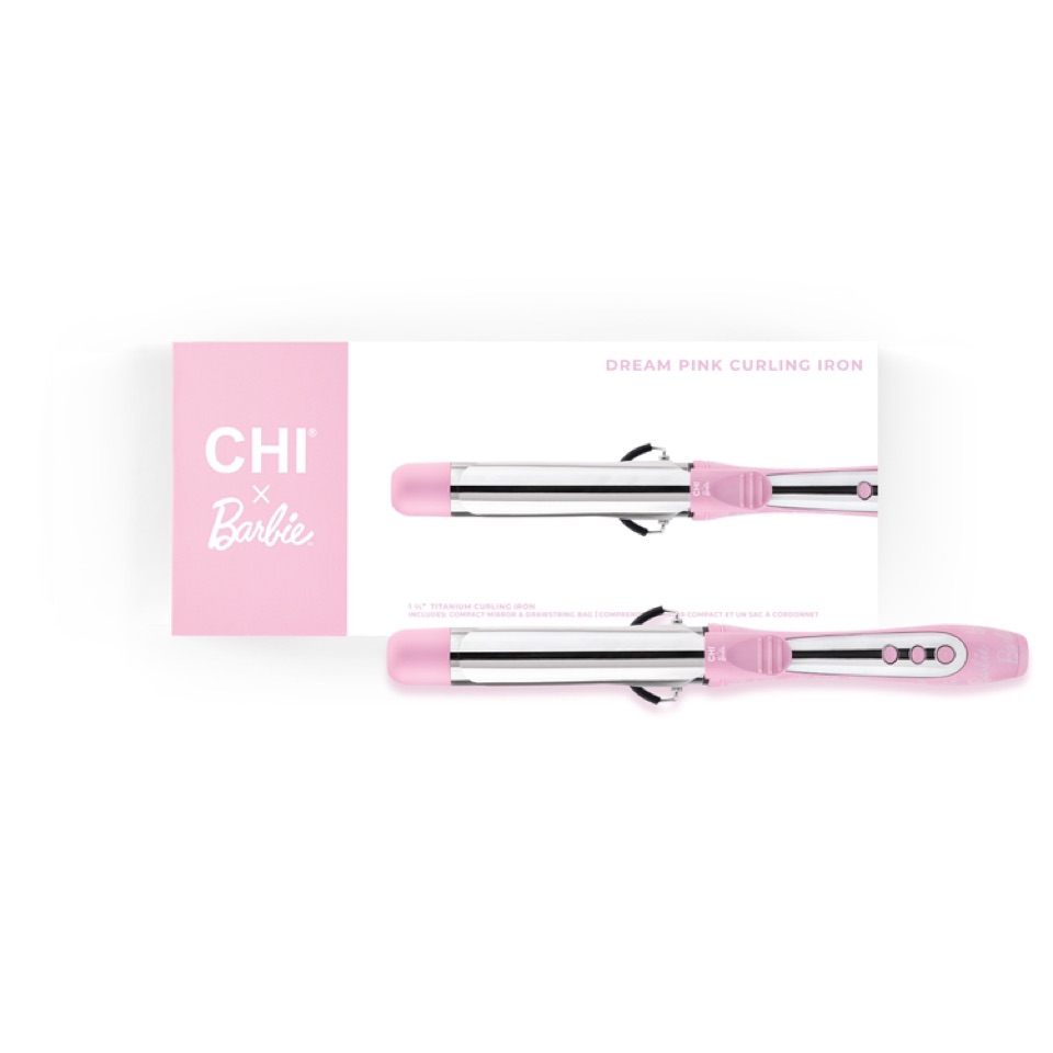CHI x Barbie Dreamhouse Ceramic Rotating Curler display picture 2